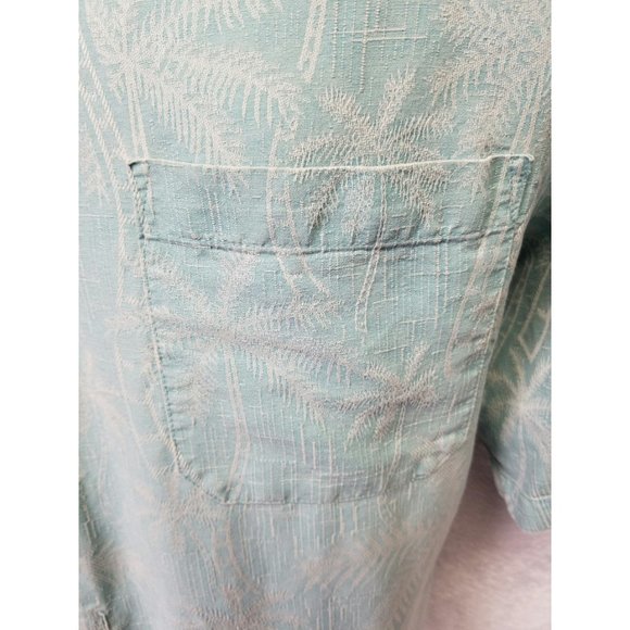 Caribbean Joe Men's Button Down Shirt Hawaiian XL - Picture 5 of 8